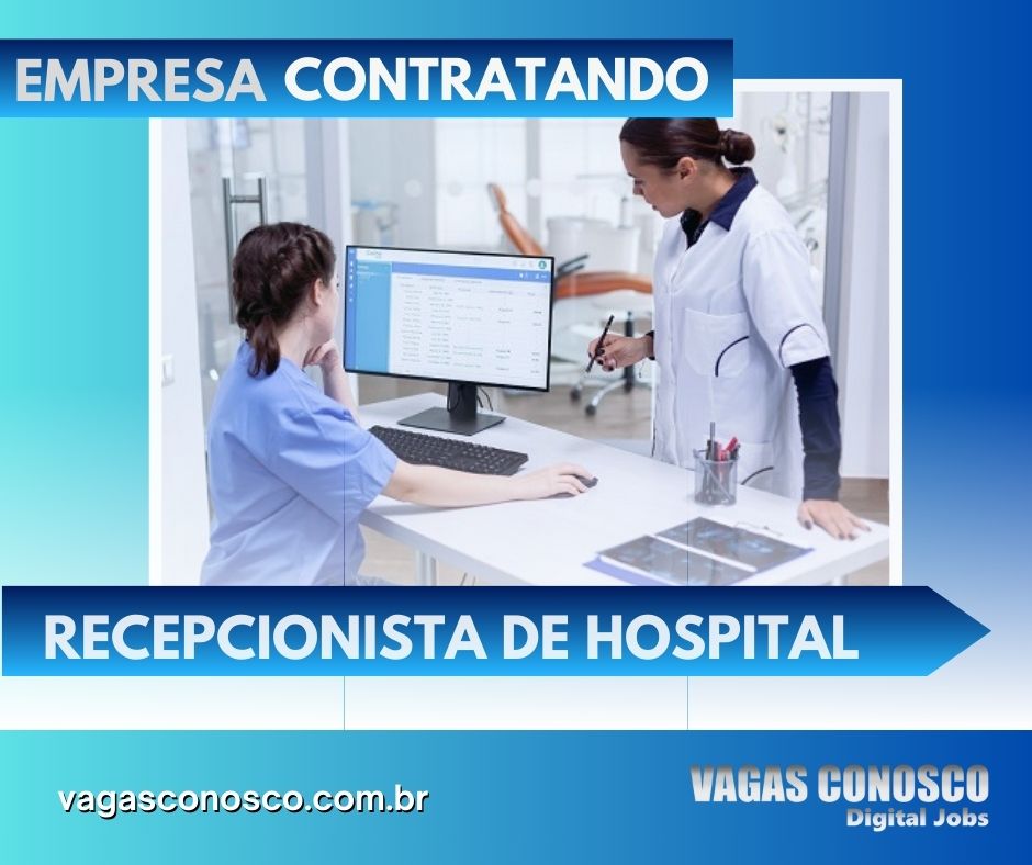 RECEPCIONISTA DE HOSPITAL
